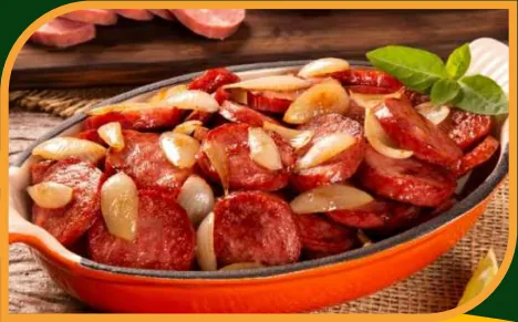 Calabresa Acebolada