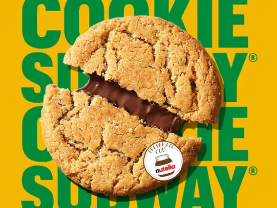 Cookie Recheado Nutella - Novo!